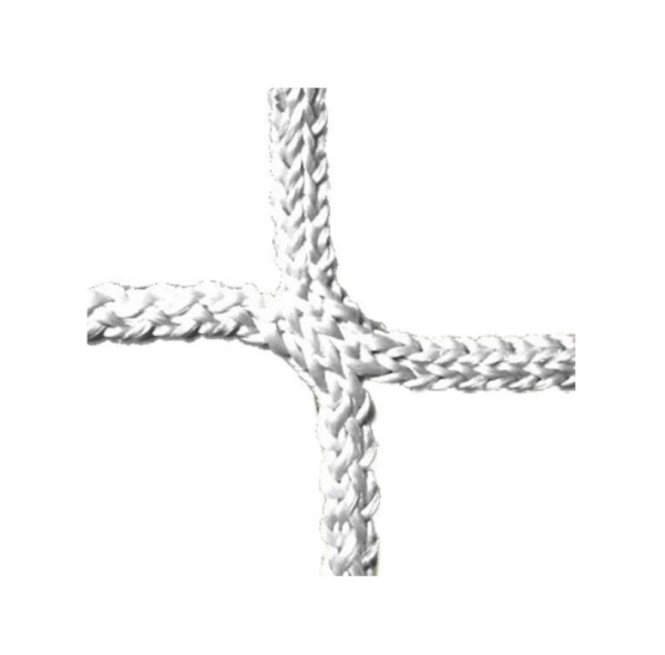 Doelnet minivoetbal PP 3 mm maas 100 Wit 2,60 m x 1,00 m x 0,80m-1,0m (paar)